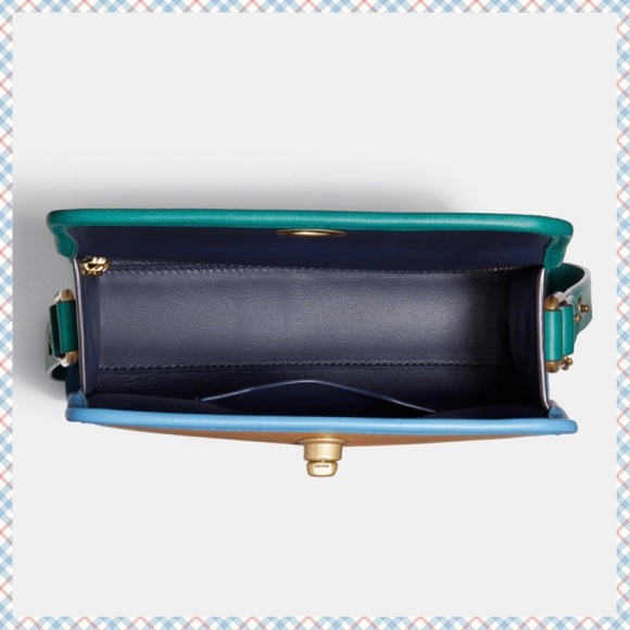 NWT Coach 1941 Turnlock Colorblock Shoulder Bag - Picture 8 of 12